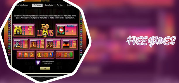 50 lions free slots
