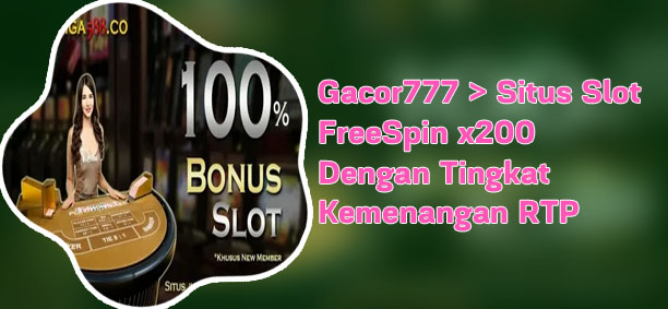 Situs judi slot online bonus new member