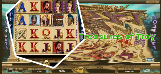 Treasures of troy slot machine